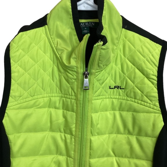 Ralph Lauren neon puff vest size medium - Picture 2 of 6